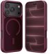 Crong Hybrid Matte Magnetic - Etui MagSafe iPhone 18 Pro Max / 17 Pro Max (burgundowy) (CRGHMMIP1869PPRP) 1