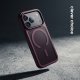 Crong Hybrid Matte Magnetic - Etui MagSafe iPhone 18 Pro / 17 Pro (burgundowy) (CRGHMMIP1863PPRP) 3