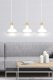 Lampa wisząca Pozostali Emibig Ibor lampa wisząca zwis 3x15W E27 biała/złota (1043/3) 3