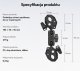 PEYTECH Uchwyt Pomocniczy Do Kamer GoPro DJI Insta360 Zacisk Rura 360 (UPDK) 14