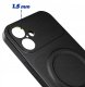 krainaGSM Etui do Iphone 16 z pierścieniem magnetycznym do Magsafe + szkło 9H 3