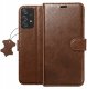 krainaGSM Etui Z Klapką Do Samsung A52 | A52S 5G Skórzane Portfel case + Szkło 9H 1