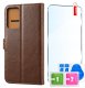 krainaGSM Etui Z Klapką Do Samsung A52 | A52S 5G Skórzane Portfel case + Szkło 9H 4