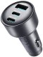 Ładowarka Joyroom Samochodowa 65W 2x USB-C + USB-A - ciemnoszara (JR-CCN19) 4