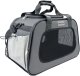 Mersjo Explorer transporter dla psa i kota do 8 kg, 31 x 49 x 28 cm, szary, 3 wejścia, miękka mata 1