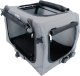 Mersjo Transporter dla psa i kota Adventure składany, 3 wejścia, metalowy stelaż, mata, do 15 kg, 33 50,5 33 cm, brązowy 2