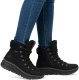 Buty trekkingowe damskie Rieker Wodoodporne trapery damskie ocieplane czarne 48034-00 37 15