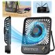 Wentylator Zenwire Wiatrak USB Cichy mini wentylator biurkowy biwakowy chłodzenie 10000mAh 1