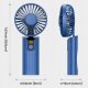 Wentylator Topk Wiatrak USB Cichy mini wentylator biurkowy ręczny 5000mAh TOPK K38 4