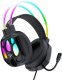 Słuchawki Wozinsky Gamingowe WSG-1118 przewodowe z mikrofonem i podświetleniem RGB - czarne (5907769388248) 1