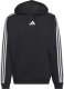 Adidas Bluza męska Essentials 3-Stripes Fleece Hoodie czarna KY6602 L 2
