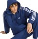Adidas Bluza męska Essentials 3-Stripes Fleece Full-Zip Hoodie granatowa KY4144 L 5