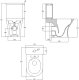 Zestaw kompaktowy WC Cersanit Kompakt 934 SBTW TAKO PRO Oval 011 3/6 DES DUR WO ŁW (CCKZ1016930001) 4