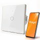 Qoltec Inteligentny dotykowy 1-kanałowy włącznik wyłącznik światła Wi-Fi Timer Tuya Smart life Hartowane szkło Biały (52715) 3