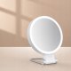 KAEM Duże podwójne lusterko kosmetyczne 1X+10X podświetlane LED do makijażu AKU 12