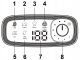 Parownica do ubrań Digi I żelazko 2w1 lekki Steamer automatyczne tryby pracy 1400W LCD 11