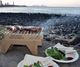 Casus Grill Ekologiczny przenośny błyskawiczny grill nóżki wysokość 3 cm 13