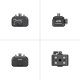 Szybkozłączka SmallRig 3513 Drop-in HawkLock Universal Mini Quick Release Clamp & Plate (3513C) 4