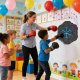 NoboKids Treningowa Maszyna Bokserska Tarcza Zręcznościowa Ścienna + Rękawice (5904665406205) 10