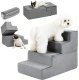 Boutiquezoo Schody dla psa NUXIE Premium 4 schodki rampa podest legowisko 4w1 60cm 2