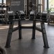 UNDERFIT Zestaw hantli regulowanych 2x32 kg ze stojakiem regulacja 1 kg 4