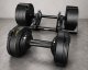 UNDERFIT Zestaw hantli regulowanych 2x32 kg ze stojakiem regulacja 1 kg 6