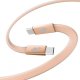 TB Kabel USB C - USB C 1m płaski brzoskwiniowy (AKTBXKUCCFLAT1O) 2