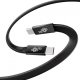 TB Kabel USB C - USB C 1m płaski czarny (AKTBXKUCCFLAT1B) 2