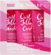 Umberto Giannini Set : Curl Jelly, Hair Styling Gel, Curl Definition & Frizz Control, Medium Hold, 50 ml + Curl Jelly, Hair Shampoo, Curl Defining, 50 ml + Curl Jelly, Hair Conditioner, Curl Defining, 50 ml For Women 1