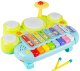 Bkids Pianinko z perkusją dla malucha ksylofon cymbałki światła dźwięki muzyka (3502) 3