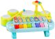 Bkids Pianinko z perkusją dla malucha ksylofon cymbałki światła dźwięki muzyka (3502) 5