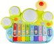 Bkids Pianinko z perkusją dla malucha ksylofon cymbałki światła dźwięki muzyka (3502) 6