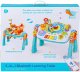 Woopie Stolik edukacyjny 2w1 pianino klocki tor kulkowy ciuchcia mikrofon Bluetooth (9930) 2