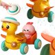 Woopie Baby Żółta Kaczuszka z Różowym Króliczkiem w Przyczepce do Ciągnięcia (54689) 2