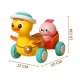 Woopie Baby Żółta Kaczuszka z Różowym Króliczkiem w Przyczepce do Ciągnięcia (54689) 5