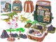 Figurka Sferazabawek Figurki dinozaurów W plecaku duży zestaw dinozaury wulkan akcesoria 30 EL. (YL514-7) 1