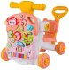 SFD Pchacz chodzik jeździk stolik edukacyjny 4W1 dźwięki pianinko ruchome El. różowy (YL604A pink) 4
