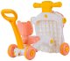 SFD Pchacz chodzik jeździk stolik edukacyjny 4W1 dźwięki pianinko ruchome El. różowy (YL604A pink) 7