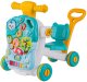 SFD Pchacz chodzik jeździk stolik edukacyjny 4W1 dźwięki pianinko ruchome el. niebieski (YL604A blue) 4