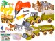 DK Pojazdy do skręcania traktor kombajn figurki stajnia zestaw konstrukcyjny (8816J) 1
