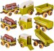DK Pojazdy do skręcania traktor kombajn figurki zwierzęta zestaw konstrukcyjny (8815J) 6