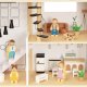 Tooky Toy Drewniana Rezydencja dla Lalek 25 Elementów (TP549) 3