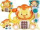 LeanToys Edukacyjna Zabawka Muzyczna Lew Z Telefonem Telefon Melodie Dźwięki Podświetlenie (970) 1