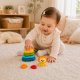 Woopie Baby Piramidka Sensoryczna Wieża Układanka Lew 6m+ (59325) 4