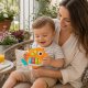 Woopie Baby Pianinko Interaktywne Rybka Organki Muzyczne Dźwięki Światło 18m+ (59141) 2