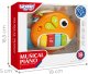 Woopie Baby Pianinko Interaktywne Rybka Organki Muzyczne Dźwięki Światło 18m+ (59141) 4