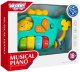 Woopie Baby Pianinko Interaktywne Helikopter Słoń Muzyczne Dźwięki 18m+ (59172) 4