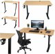 Biurko Songmics Elektryczne 120X60CM regulowane 72-118CM pamięć panel sterowania drewno (KX2640_1) 1