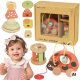 Tooky Toy Zestaw zabawek Montessori od 12m+ biedronka do zabawy rozwojowej 3w1 (TP563) 1
