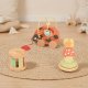 Tooky Toy Zestaw zabawek Montessori od 12m+ biedronka do zabawy rozwojowej 3w1 (TP563) 3